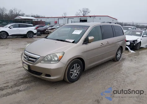 2006 Honda Odyssey Ex from USA, damaged, VIN 5FNRL384X6B127372